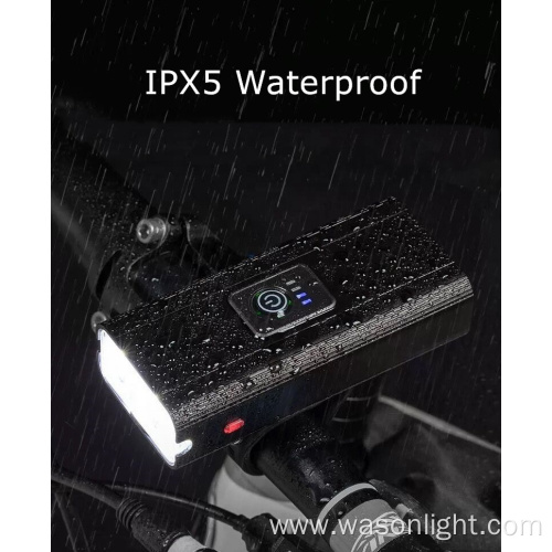 Wason Professional K5 Waterproof Bike Handlebar Cycling Light Hot Sale Powerful USB Rechargeable Bicycle Lamp With Power Bank